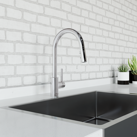 Grifería para Lavaplatos Stellen Pull-Down Cromo Pulido