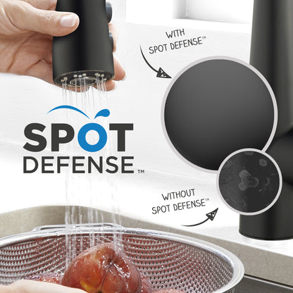 Grifería de Cocina Venturi con Cabezal Extraíble Anti-Manchas en Cromo Mate