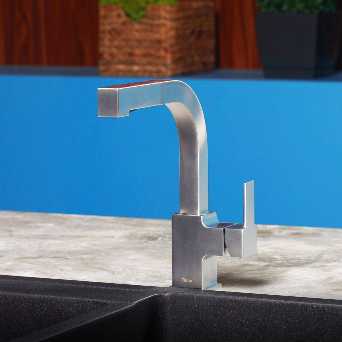 Grifería para Lavaplatos Arkitek Pull-Out Cromo Mate