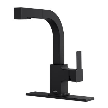 Grifería para Cocina Arkitek con Cabezal Extraíble en Negro Mate