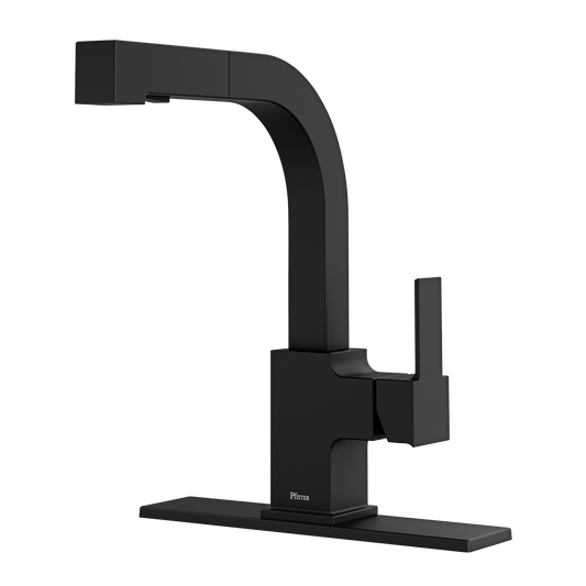 Grifería para Cocina Arkitek con Cabezal Extraíble en Negro Mate