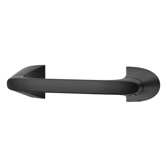 Set de Accesorios de Baño Karci Negro Mate – Barra, Aro y Portapapel
