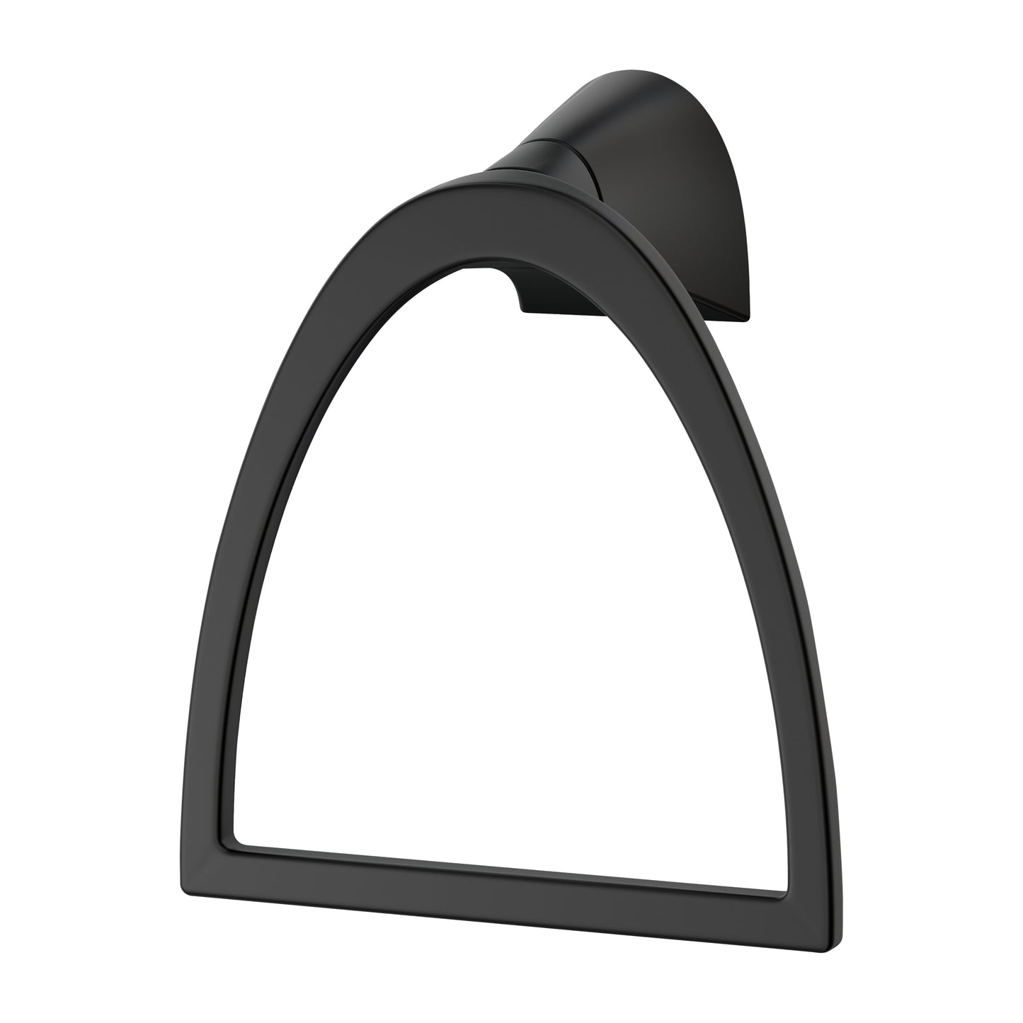 Set de Accesorios de Baño Karci Negro Mate – Barra, Aro y Portapapel