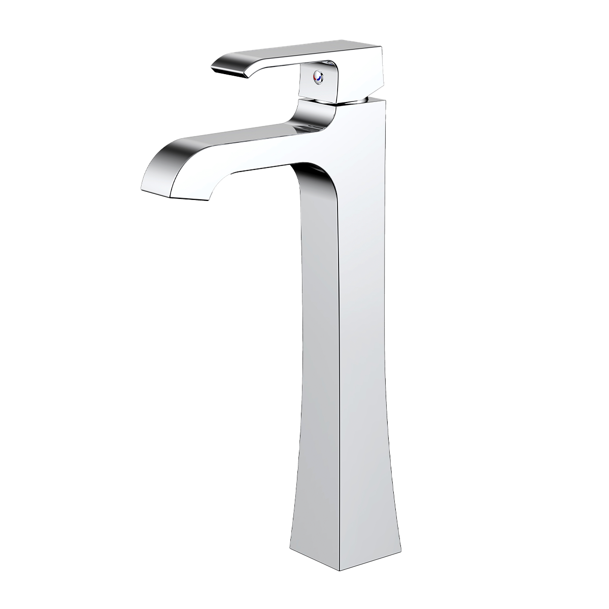 Grifería Mezcladora para Lavamanos Alto Bacci Cromo Pulido