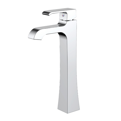 Grifería Mezcladora para Lavamanos Alto Bacci Cromo Pulido