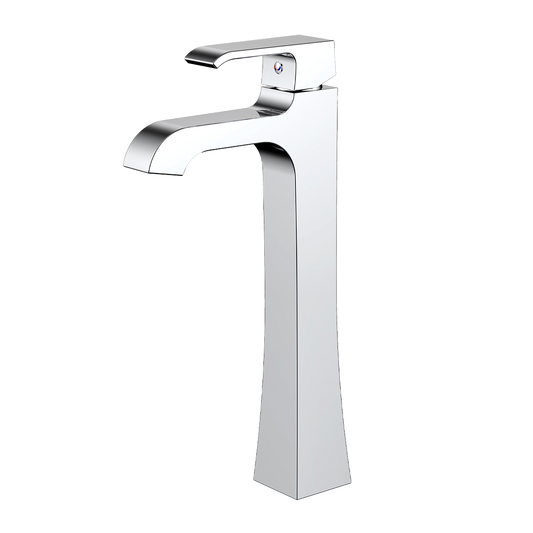 Grifería Mezcladora para Lavamanos Alto Bacci Cromo Pulido