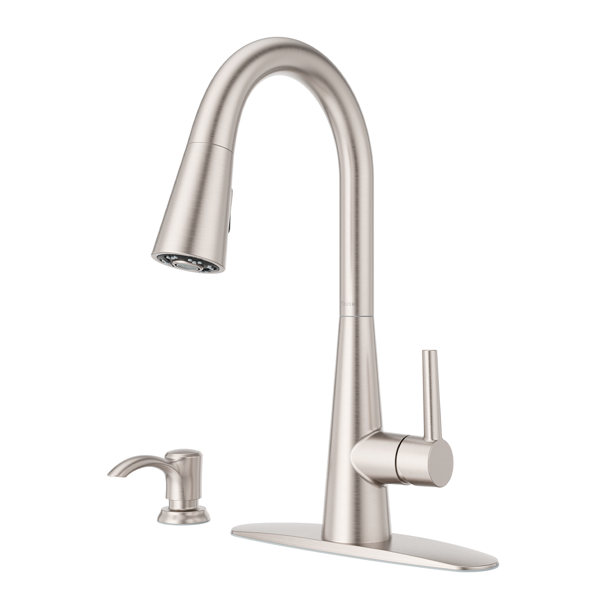 Grifería para Lavaplatos Barulli Pull-Down Cromo Mate Anti-Manchas