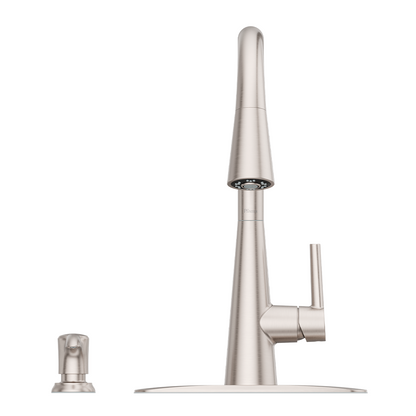 Grifería para Lavaplatos Barulli Pull-Down Cromo Mate Anti-Manchas