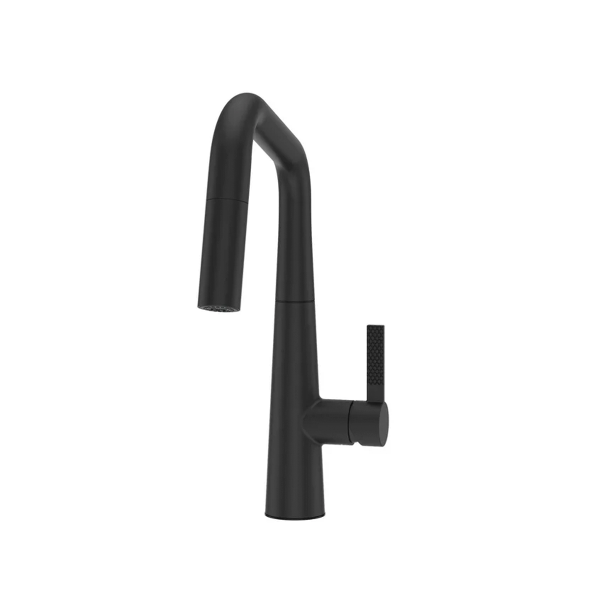 Grifería de Cocina Asari con Cabezal Extraíble en Negro Mate
