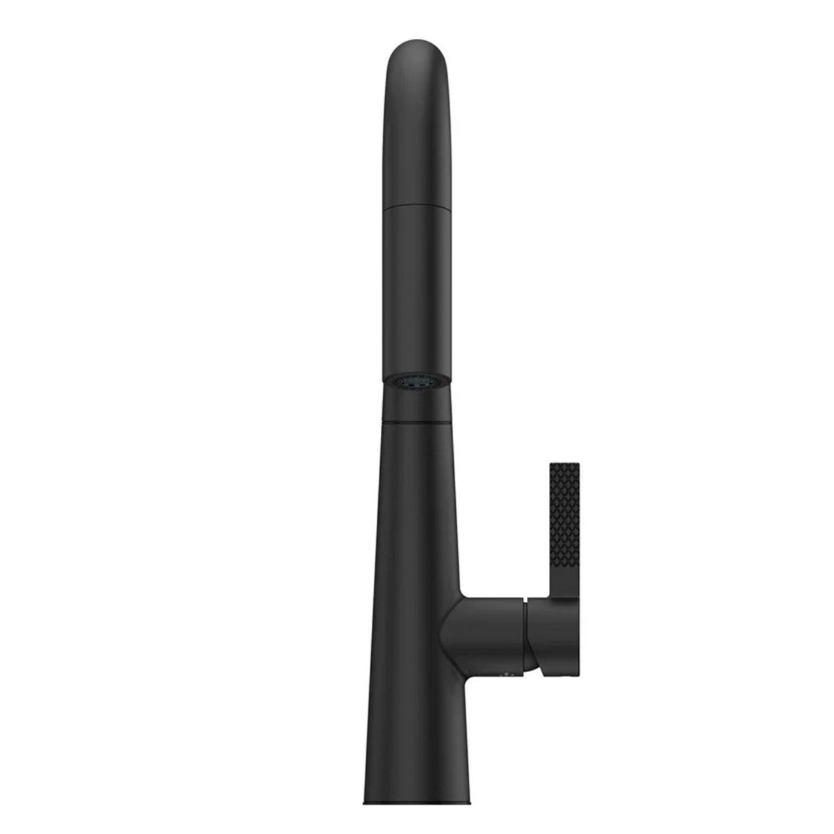 Grifería de Cocina Asari con Cabezal Extraíble en Negro Mate