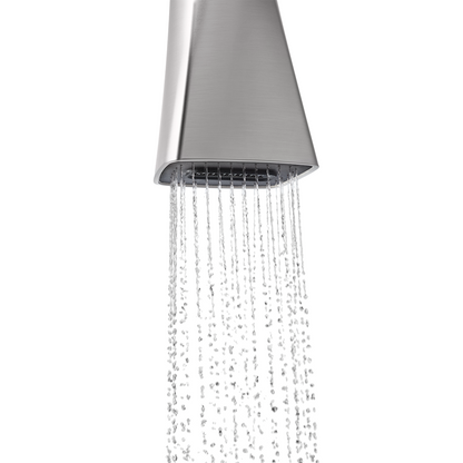 Grifería de Cocina Venturi con Cabezal Extraíble Anti-Manchas en Cromo Mate