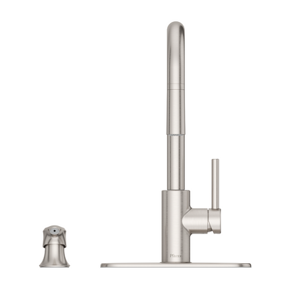 Grifería de Cocina Zanna con Cabezal Extraíble Anti-Manchas en Cromo Mate