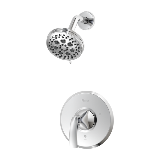 Ducha Monomando Mezclador Karci en Cromo Pulido