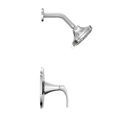 Ducha Monomando Mezclador Karci en Cromo Pulido