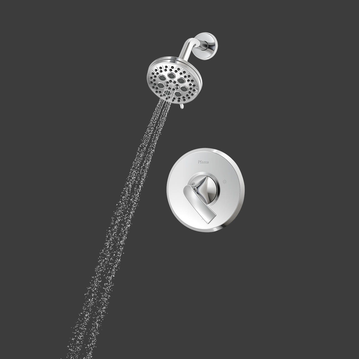 Ducha Monomando Mezclador Karci en Cromo Pulido