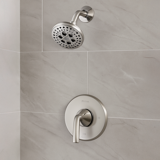 Ducha Monomando Mezclador Karci en Cromo Pulido