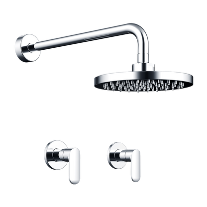 Ducha 2 Manijas Mezclador Maia Cromo Pulido