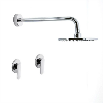 Ducha 2 Manijas Mezclador Maia Cromo Pulido