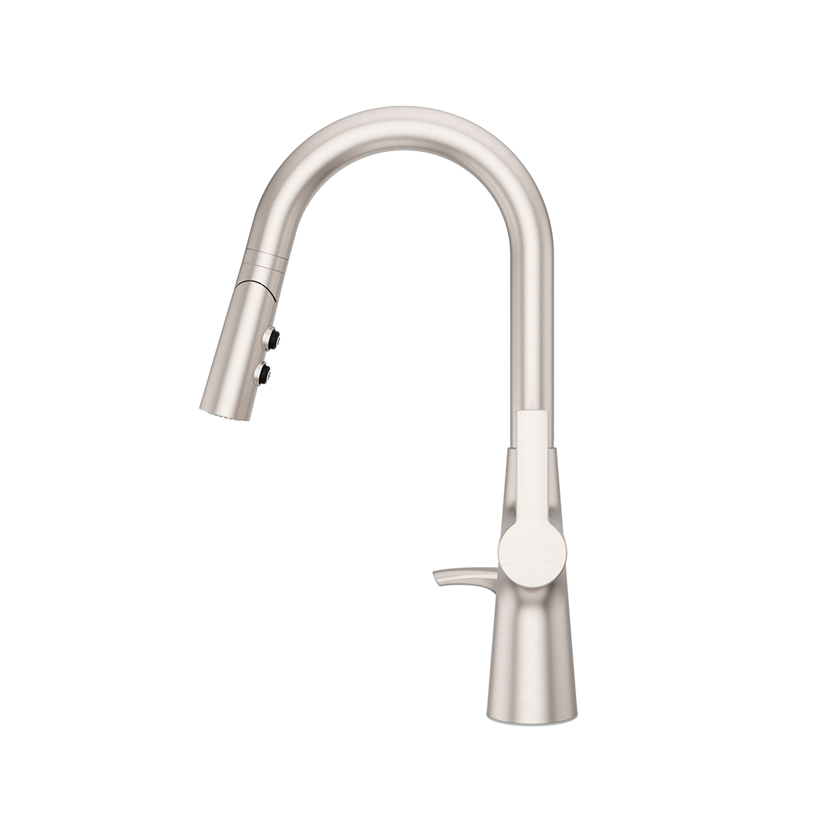 Grifería de Cocina Tasso con Cabezal Extraíble Anti-Manchas en Cromo Mate