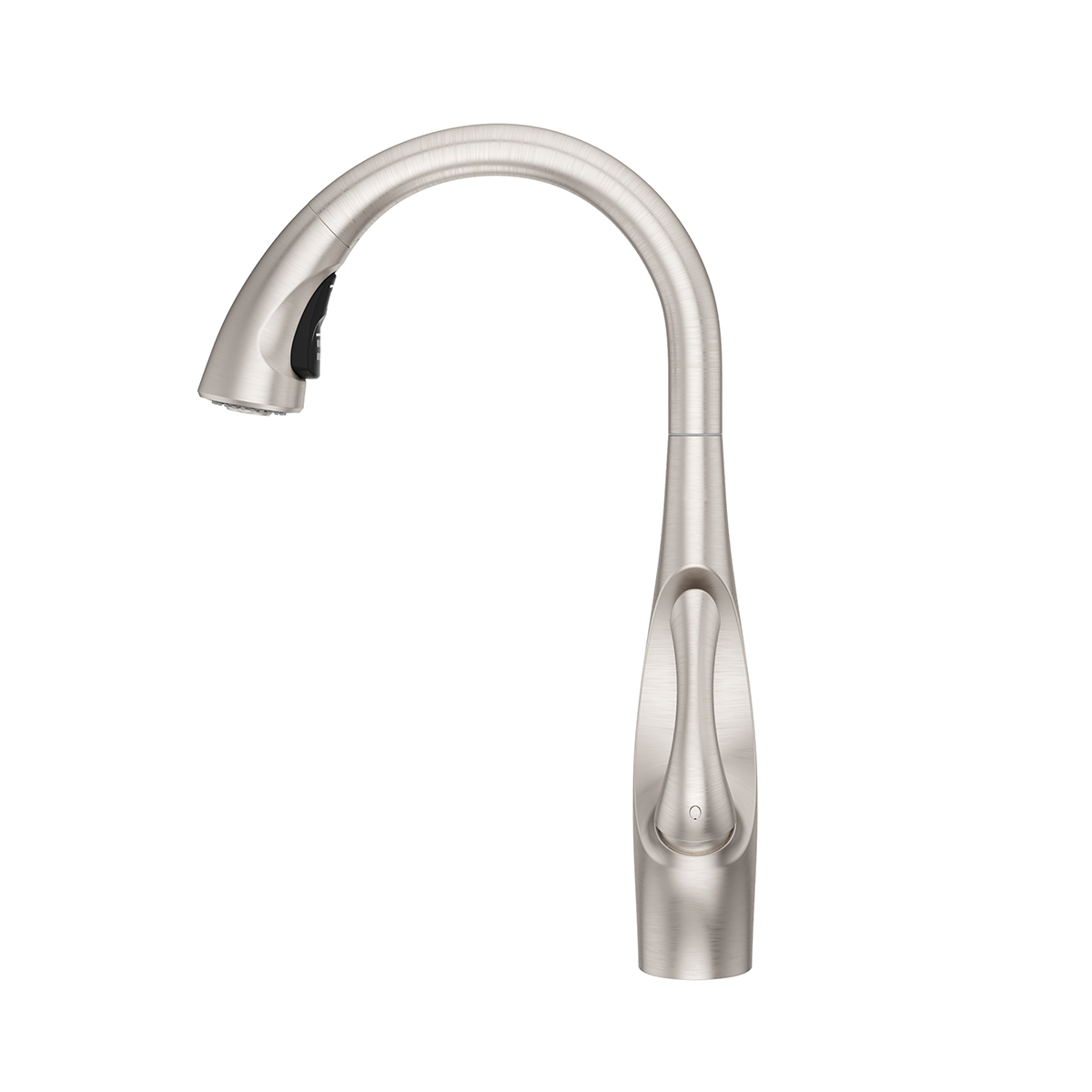 Grifería de Cocina Indira con Cabezal Extraíble Anti-Manchas en Cromo Mate