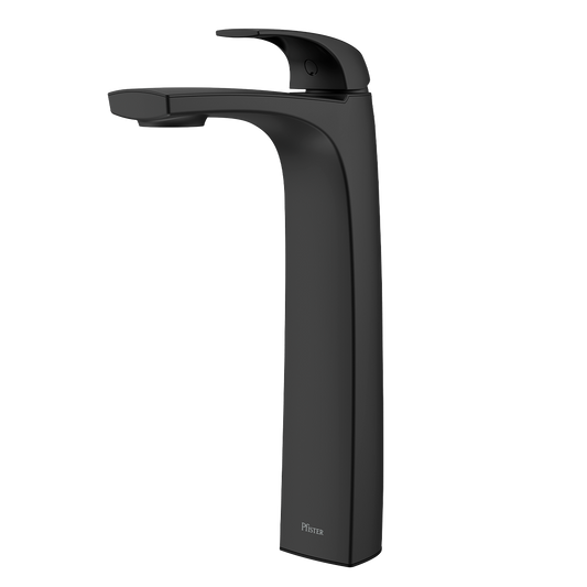 Grifería Mezcladora para Lavamanos Alto Karci Negro Mate