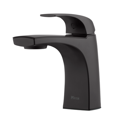 Grifería Mezcladora para Lavamanos Karci Negro Mate