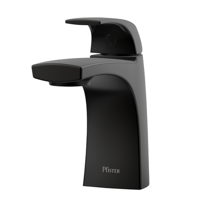 Grifería Mezcladora para Lavamanos Karci Negro Mate