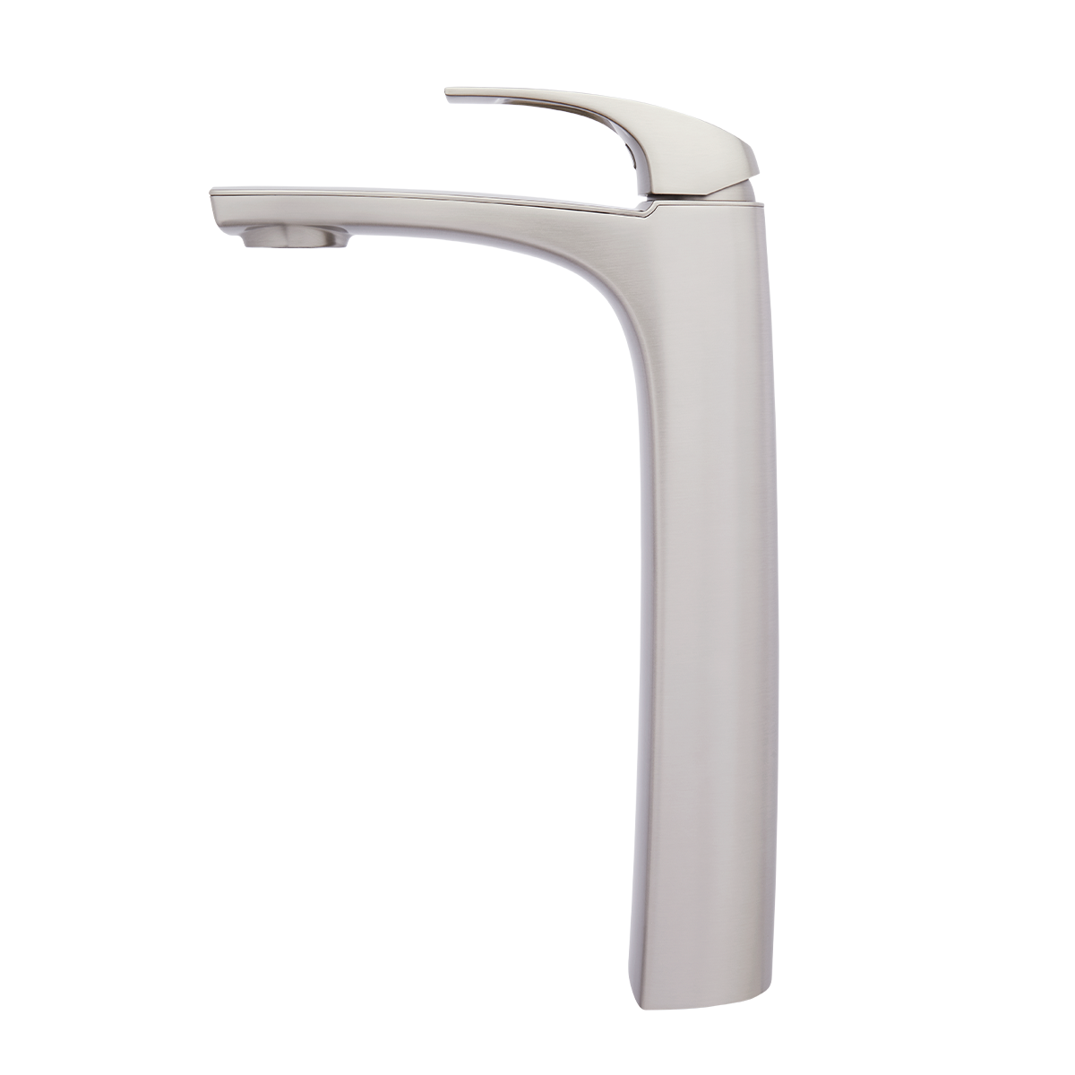 Grifería Mezcladora para Lavamanos Alto Karci Satín Níquel Anti-Manchas