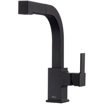 Grifería para Cocina Arkitek con Cabezal Extraíble en Negro Mate