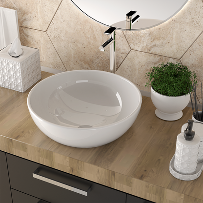 Grifería Mezcladora para Lavamanos Alto Maia Cromo Pulido