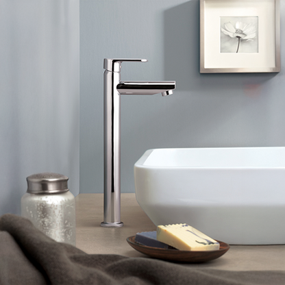 Grifería Mezcladora para Lavamanos Alto Maia Cromo Pulido