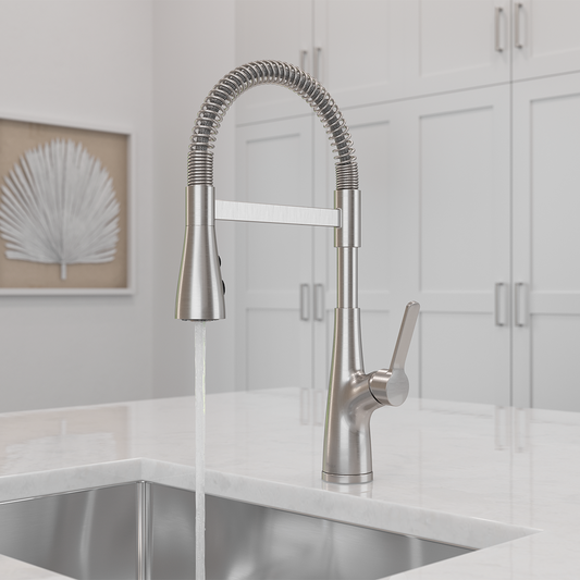 Grifería de Cocina Neera con Cabezal Extraíble en Cromo Mate