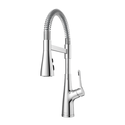 Grifería de Cocina Neera con Cabezal Extraíble en Cromo Pulido