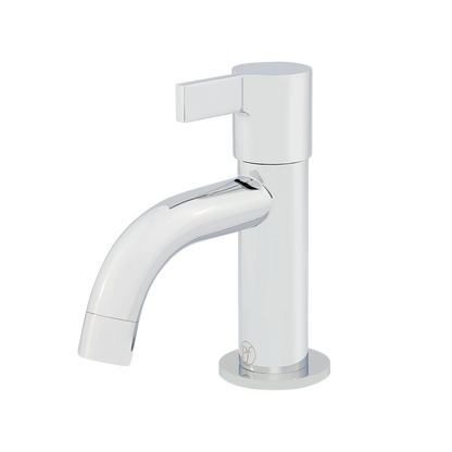 Grifería Agua Fria para Lavamanos Quadrado Cromo Pulido