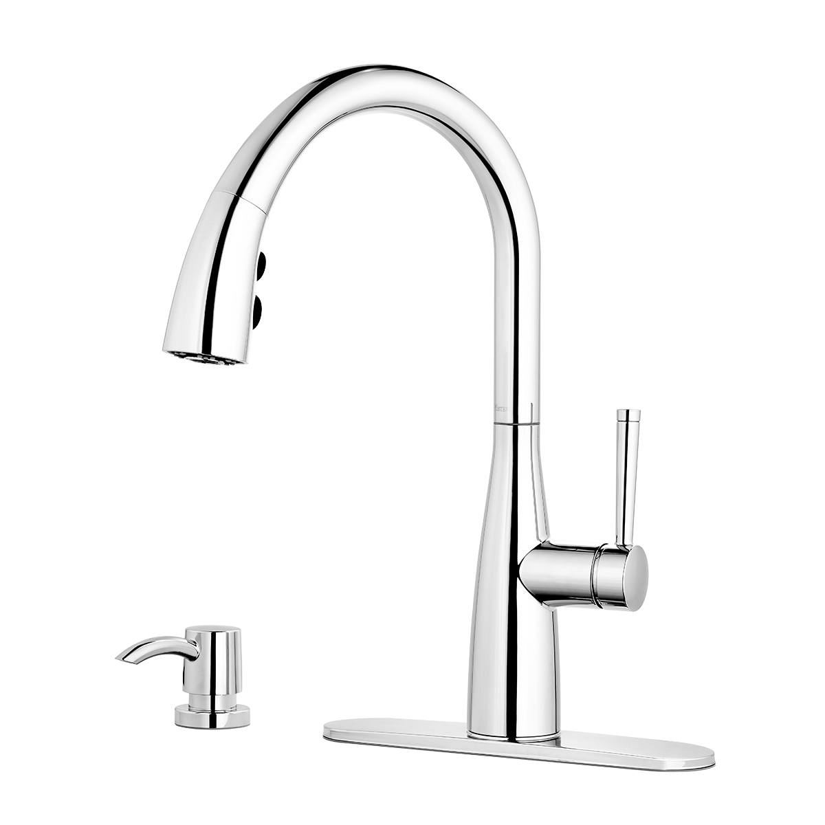 Grifería de Cocina Raya con Cabezal Extraíble en Cromo Pulido