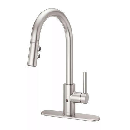 Grifería de Cocina Raya con Cabezal Extraíble en Cromo Pulido