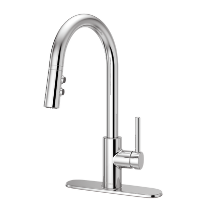 Grifería para Lavaplatos Stellen Pull-Down Cromo Pulido