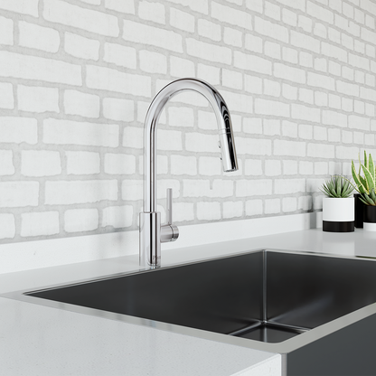 Grifería para Lavaplatos Stellen Pull-Down Cromo Pulido