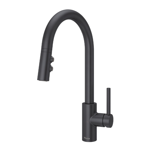 Grifería para Lavaplatos Stellen Pull-Down Negro Mate
