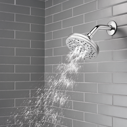 Cabezal de Ducha Thermoforce 6 Funciones Cromo Pulido