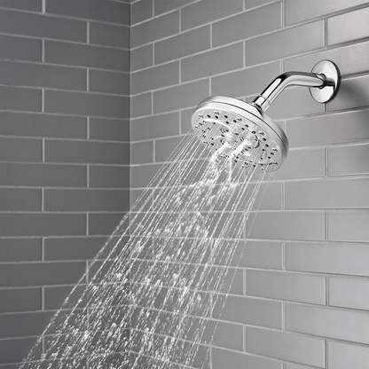 Cabezal de Ducha Thermoforce 6 Funciones Cromo Pulido