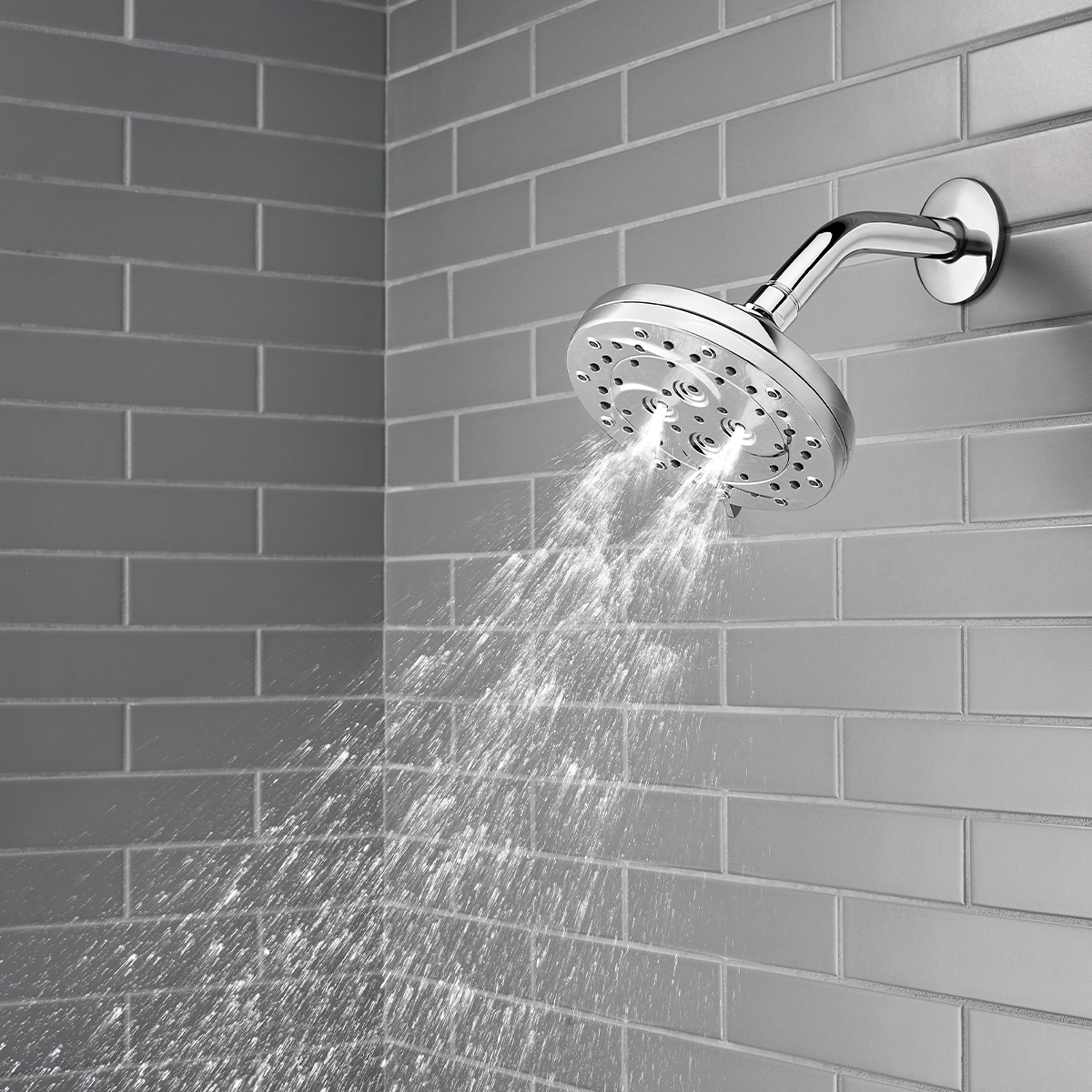 Cabezal de Ducha Thermoforce 6 Funciones Cromo Pulido