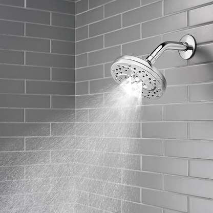 Cabezal de Ducha Thermoforce 6 Funciones Cromo Pulido