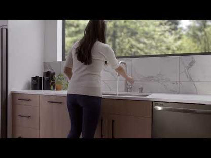 Grifería de Cocina Zanna con Cabezal Extraíble Anti-Manchas en Negro Mate