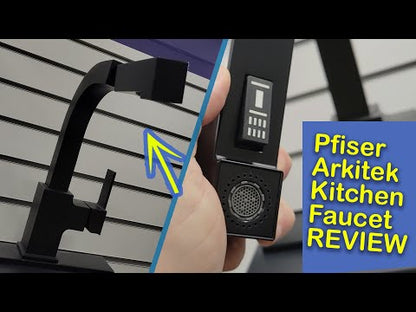 Grifería para Cocina Arkitek con Cabezal Extraíble en Negro Mate