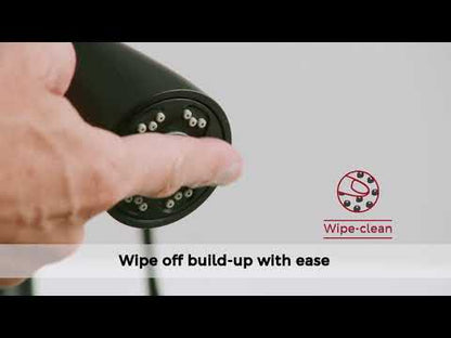 Grifería de Cocina Neera con Cabezal Extraíble en Negro Mate